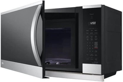 2.1 Cu. Ft. 30 In. Width Printproof Stainless Steel 1,050-Watt Smart Over-The-Range Microwave Oven with Extendavent 2.05