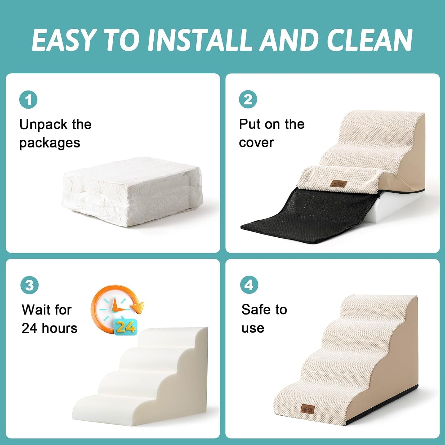 cozy-kiss-dog-stair-for-small-dog-15-7-h-3-step-pet-ramp-for-couch-curved-stable-dog-step-for-puppy-older-cat-senior-medium-short-legged-dog-non-slip-ladder-15-7x22-4x15-7-inch-beige