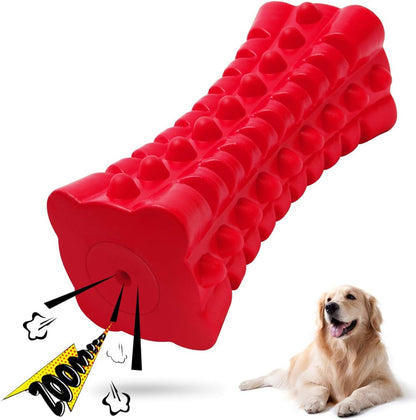 Indestructible Squeaky Dog Toy – Tough Rubber Chew Toy for Aggressive Large Dogs, Durable and Safe for Interactive Play1