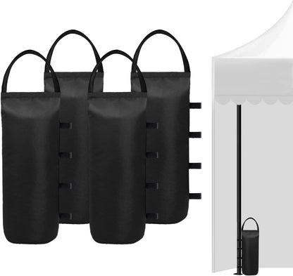 125 LBS Canopy Weights Sand Bags for Canopy Outdoor Advertising Tent Sunshade Fixed Windproof Pop up Tent（No Sand） 4-Pack Package May Vary1