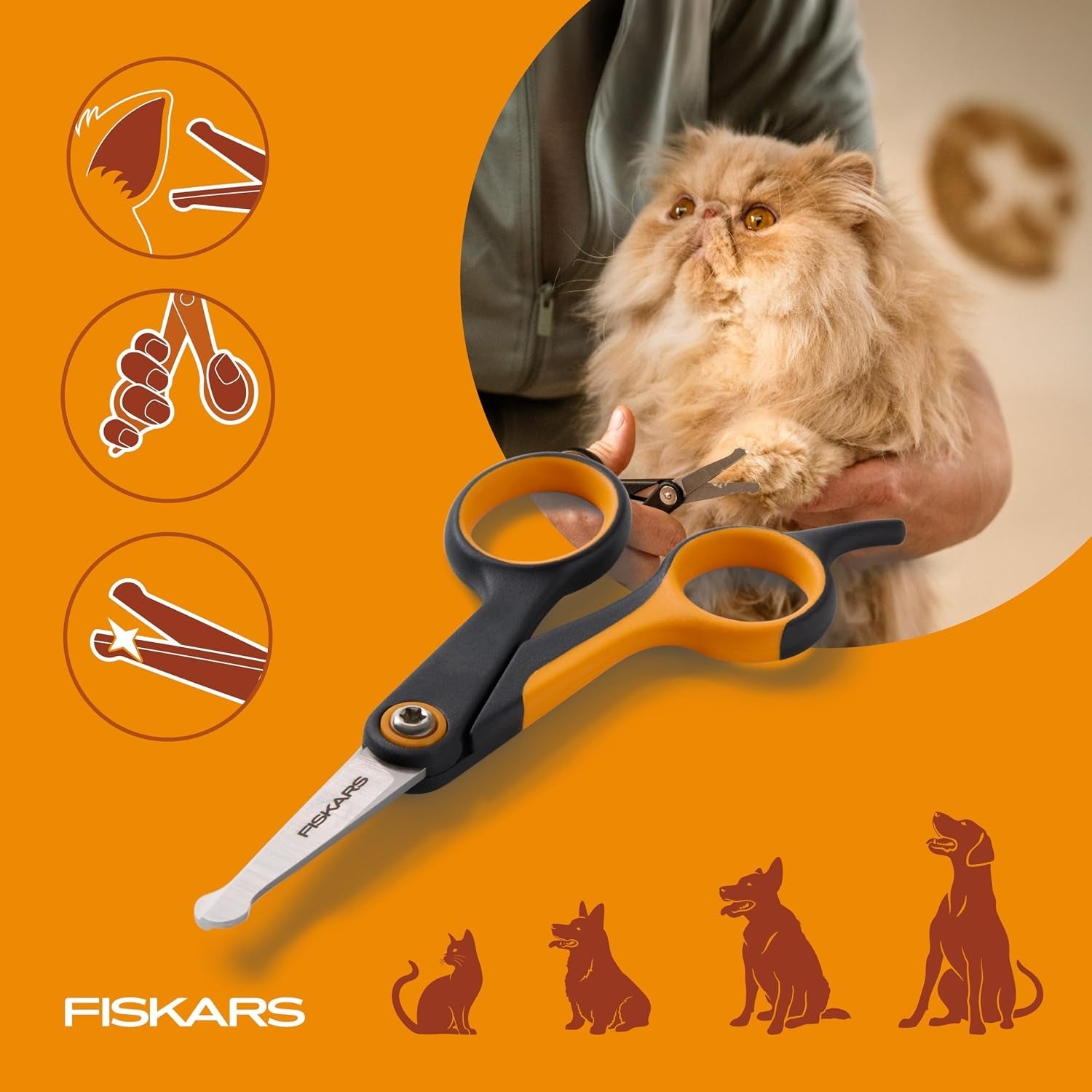 fiskars-pet-grooming-detailing-scissors-for-dogs-cats-5-5-orange-black-detailing-scissors-with-rounded-tips-softgrip-handle-cat-and-dog-supplies
