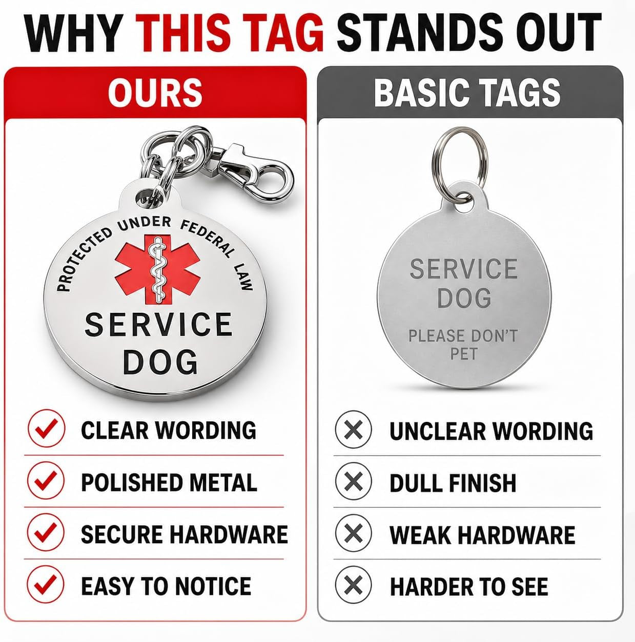 service-dog-tag-double-sided-with-federal-protection-1-25-inch-federal-protection-medical-alert-symbol-protected-by-federal-law-easily-attach-to-collar-harness-vest