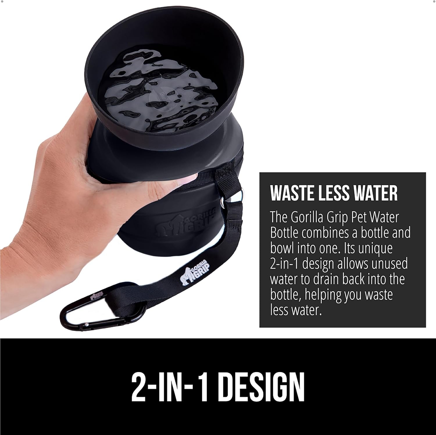 gorilla-grip-dog-water-bottle-portable-water-bowl-dispenser-for-dogs-16-oz-leak-proof-pet-travel-squeeze-bottles-food-grade-silicone-stocking-gifts-for-pets-to-go-puppy-essentials-black