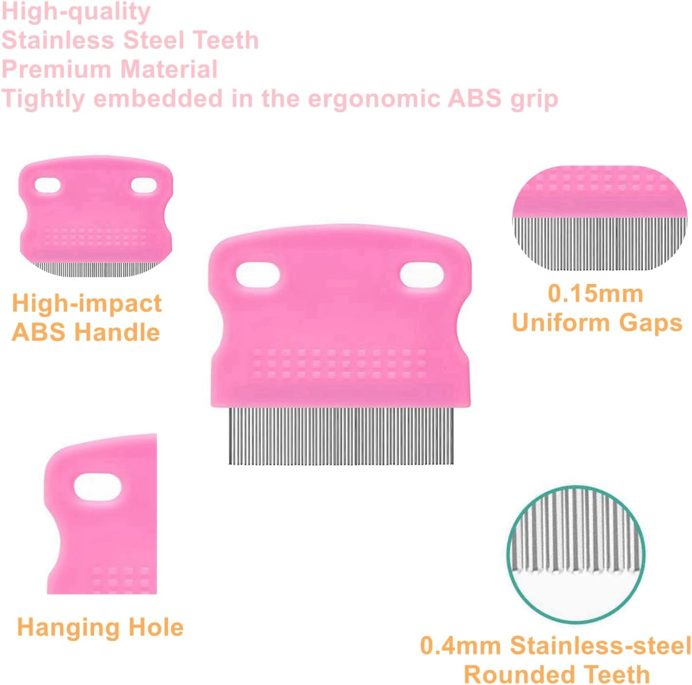 5-pack-flea-lice-comb-stainless-steel-dog-cat-grooming-combs-with-rounded-teeth-double-sided-professional-pet-tear-stain-remover-dematting-tool-for-small-ideal-for-all-pet