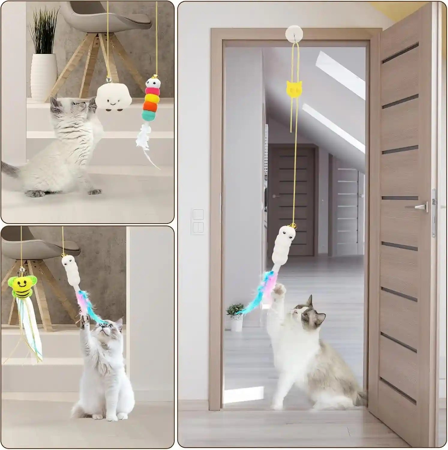 jiaron-6-pcs-interactive-cat-feather-toys-indoor-hanging-retractable-cat-toy-self-play-toys-make-fun-excecise