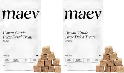 Maev Single-Ingredient Freeze-Dried Beef Liver Dog Treats, 4.4 Oz | 100% Usda-Certified Human-Grade | Healthy Raw Dog Snacks | Perfect for Training & Sensitive Diets | Made in USA9