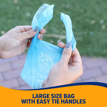 ARM & HAMMER 71041 Easy-Tie Waste Bags, Blue, 75 Count - Pack of 13