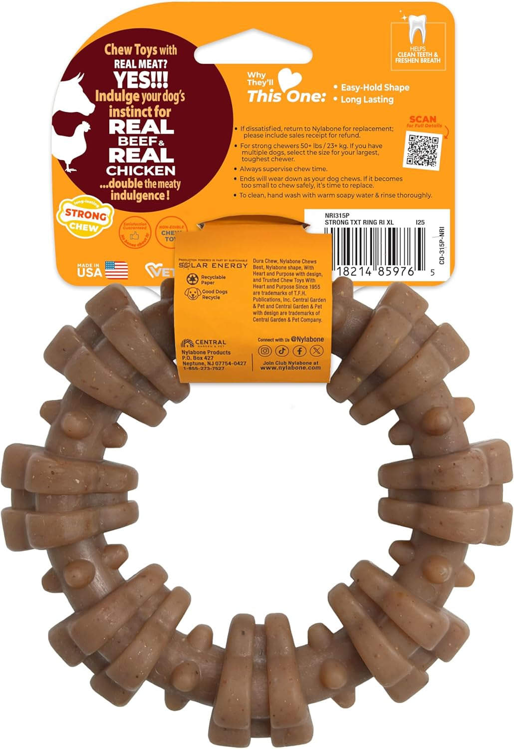 nylabone-strong-chew-ring-dog-chew-toy-made-with-real-beef-chicken-x-large-breeds-durable-long-lasting-dog-bone-textures-help-clean-teeth-keeps-dogs-busy-for-dogs-50-lbs