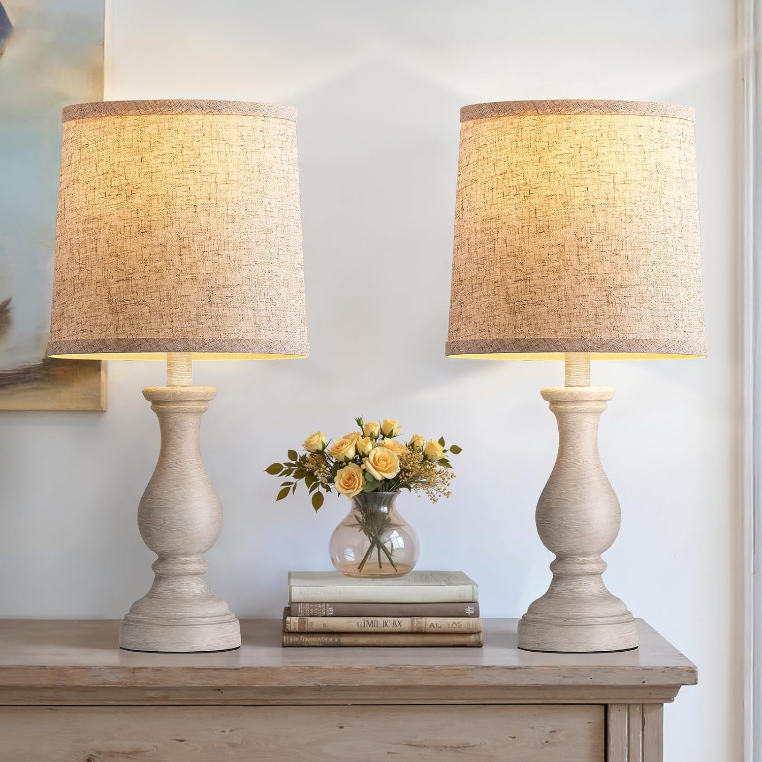 22-farmhouse-table-lamps-set-of-2-rustic-bedside-lamps-for-bedroom-lamps-for-living-room-night-stands-end-table-office-desk-clearance-boho-decor-linen-shades