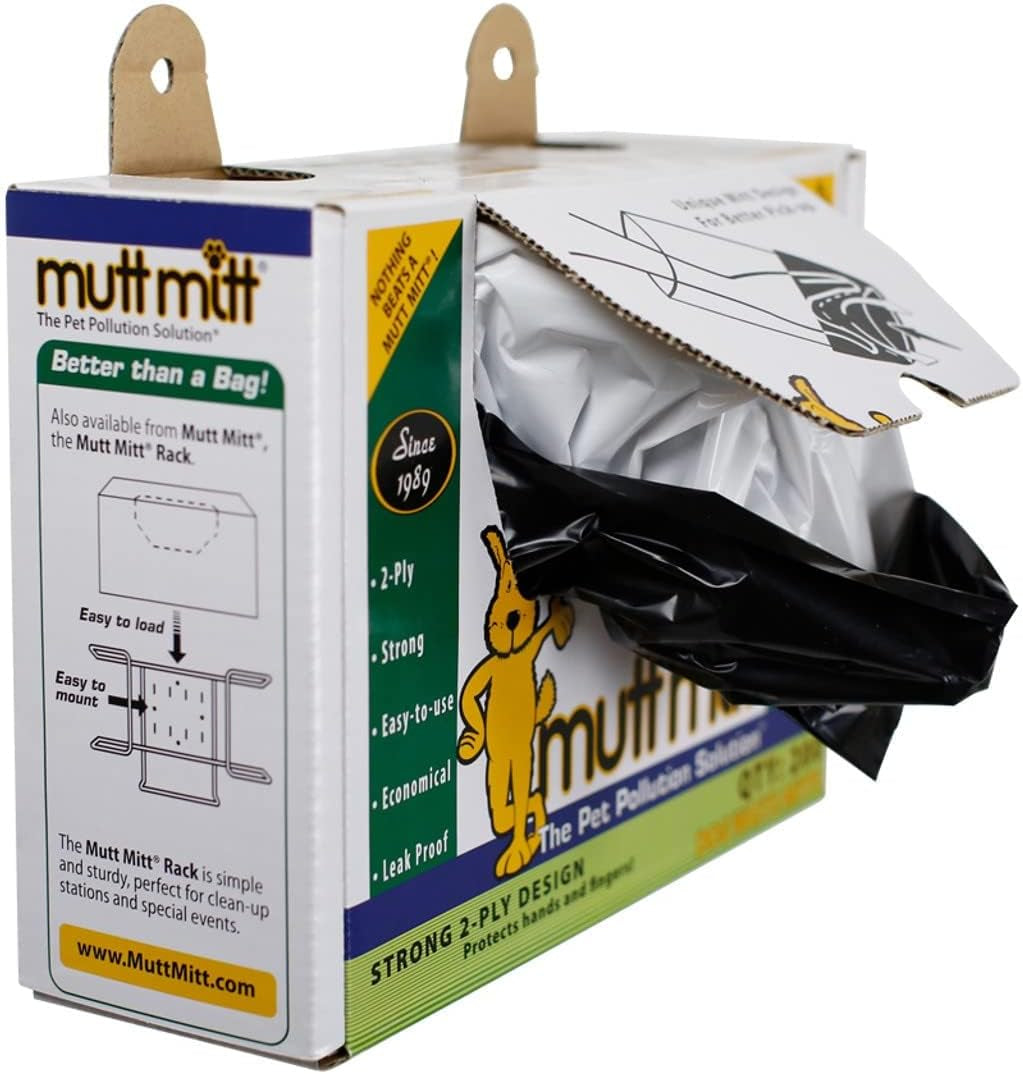 mutt-mitt®-dispense-a-mitt™-2-ply-dog-waste-pickup-mitts-200-count-2-ply-pickup-mitts-header-dispenser-box-extra-thick-leak-resistant-design-for-cleaner-hands-easier-dog-waste-pickup
