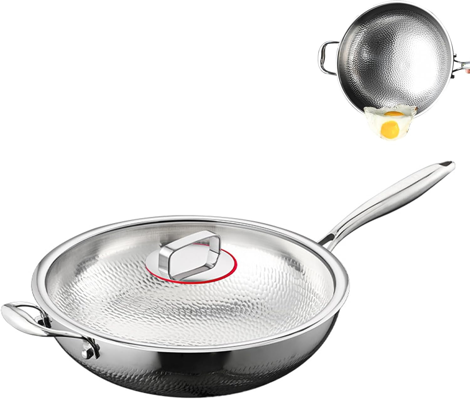 titanium-hammered-wok-2026-upgrade-double-side-hammered-frying-pans-nonstick-non-stick-wok-durable-scratch-resistant-non-stick-titanium-pans-for-cooking-with-lid-14in