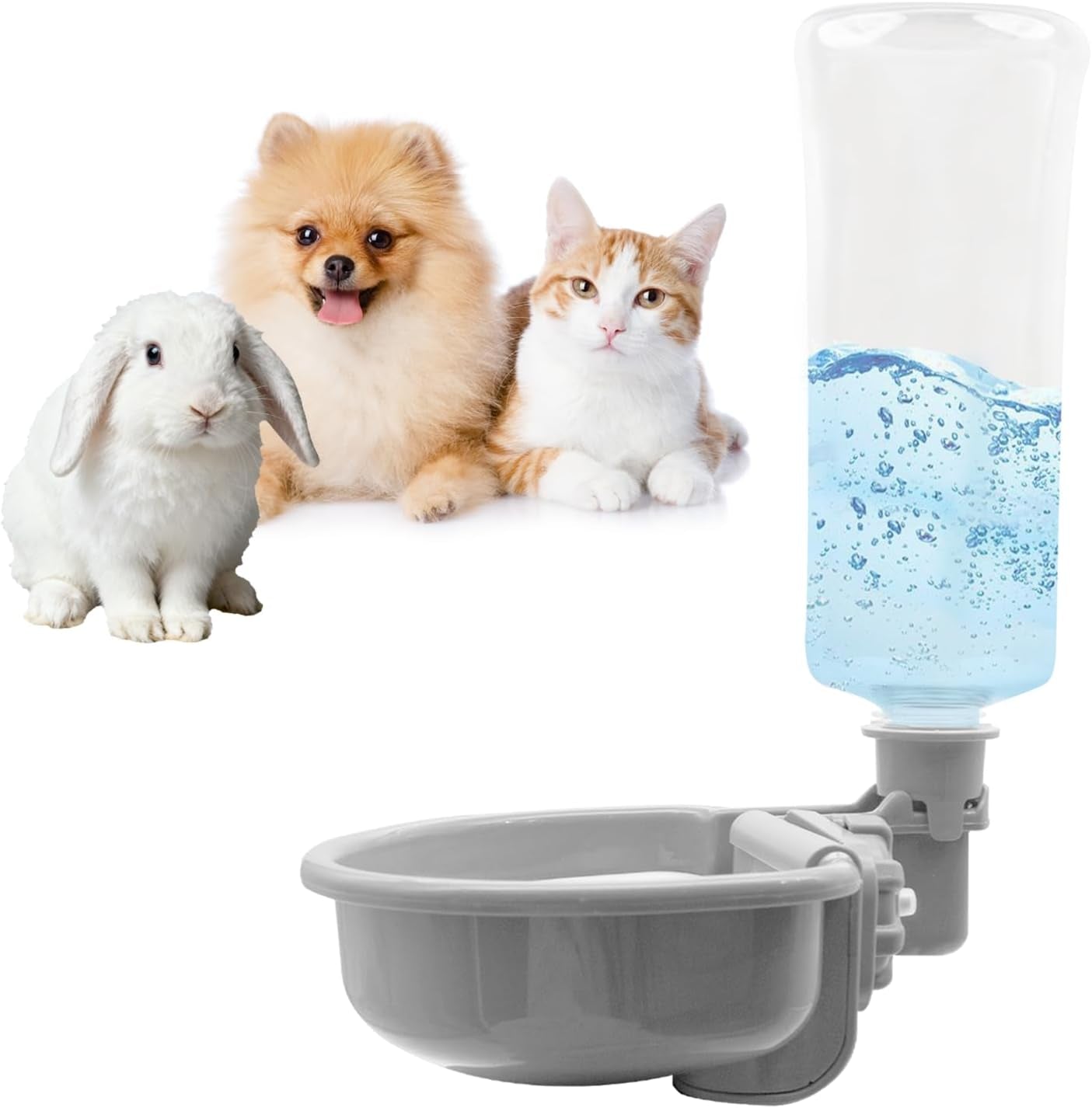 vannon-gravity-pet-water-bowl-16oz-anti-splash-crate-dispenser-grey-anti-splash-gravity-water-bowl-with-a-floating-disk-helps-reduce-spills-while-keeping-water-cleaner-for-everyday-hydration