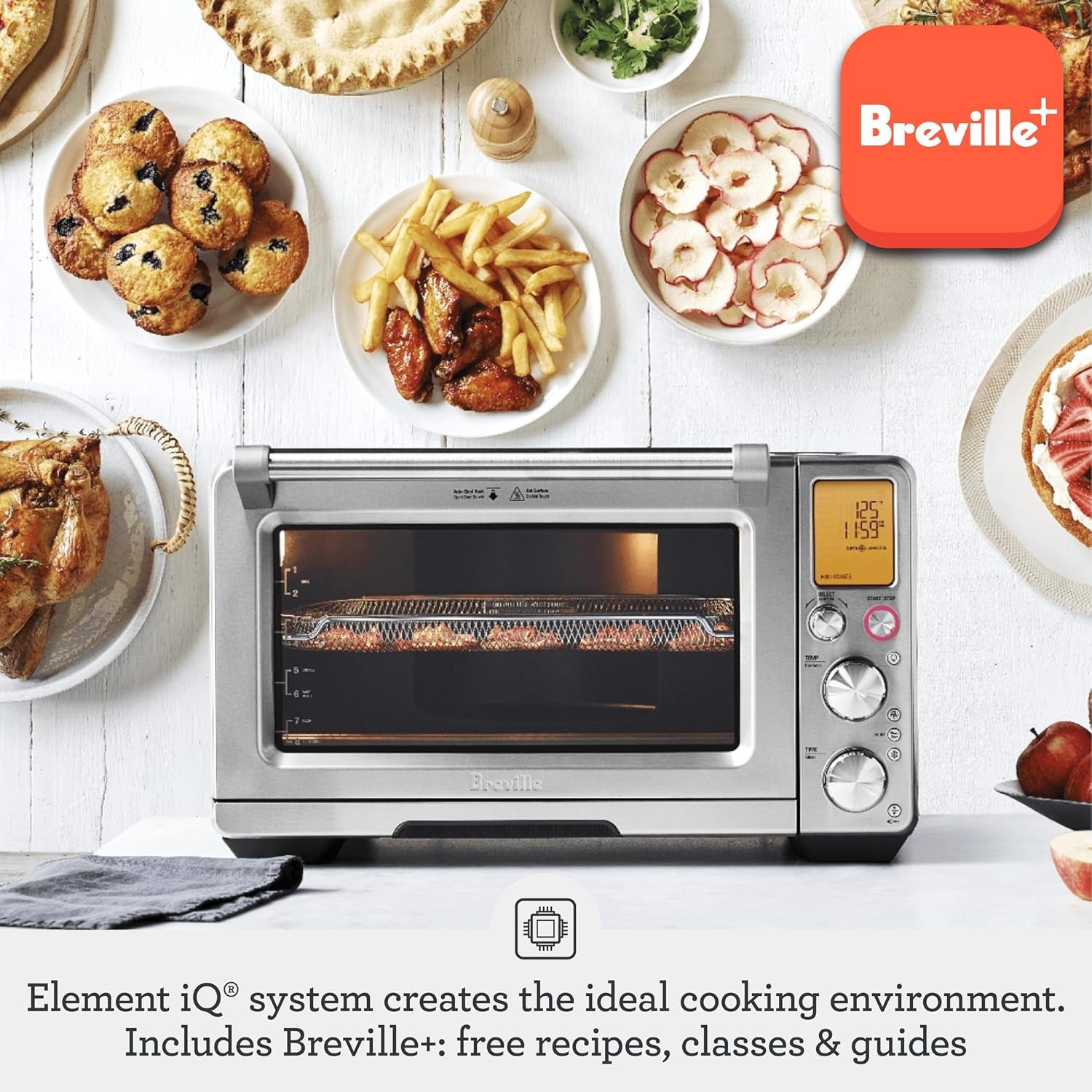 breville-bov900bss-smart-oven-air-fryer-pro-brushed-stainless-steel-roast-bake-dehydrate-and-more-with-countertop-ovens-13-functions-convection-setting-reduces-cook-time-by-up-to-30