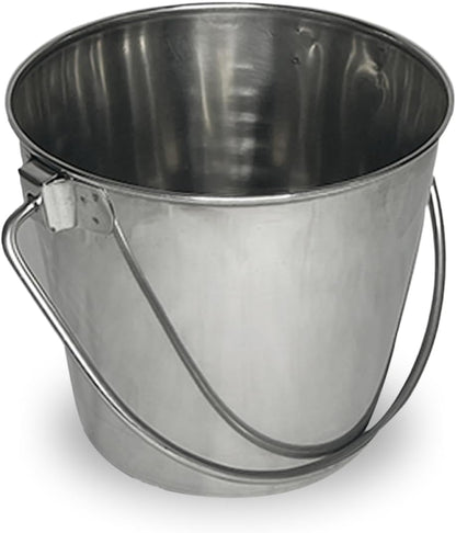 Advance Pet 16 Qt (4 Gal) Stainless Steel Bucket – Heavy Duty, Rust Resistant, Dishwasher Safe for Dogs, Livestock & Kennels4