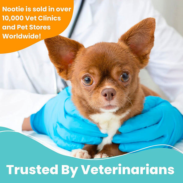 Nootie Medicated Dog Wipes, 2% Chlorhexidine and 2% Miconazole Formulated Pet Wipes for Dogs and Cats - 5"X 6" Size XL Wipes - 70 Count - Sold in over 10,000 Vet Clinics and Pet Stores Worldwide6