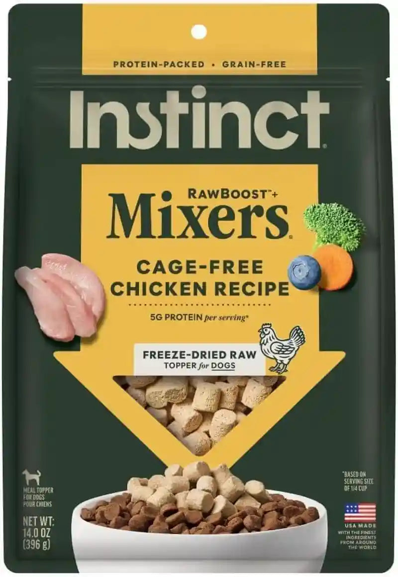 instinct-freeze-dried-mixers-dog-food-toppers-gut-health-5-5-oz-bag