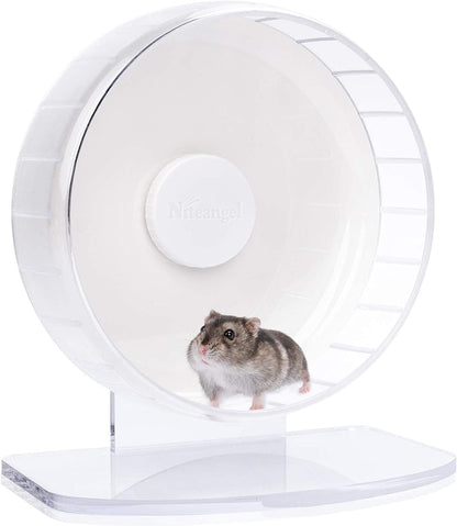 Niteangel Super-Silent Hamster Exercise Wheels: Quiet 10 Inch Running Wheel | Can 10.6-13.4" Adjustable Height - No Bend Back Spinner Running for Dwarf Syrian Hamster Gerbils Mice or Other Small Animal13