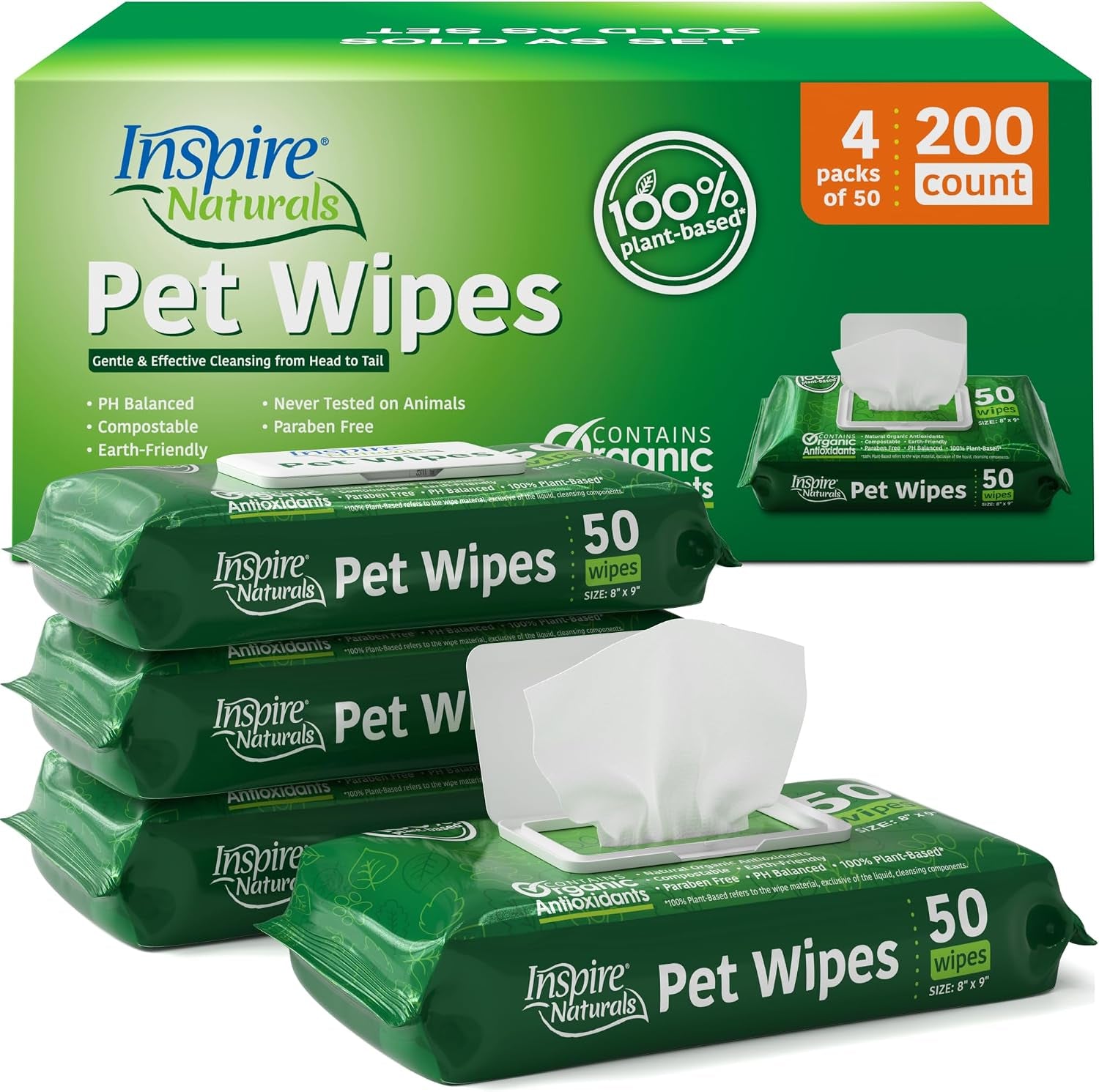 inspire-naturals-pet-wipes-for-dogs-and-cats-100-natural-plant-based-with-organic-antioxidants-dog-wipe-cleaning-deodorizing-cat-wipes-puppy-wipes-dog-wipes-for-paws-and-butt-200ct-4-pack