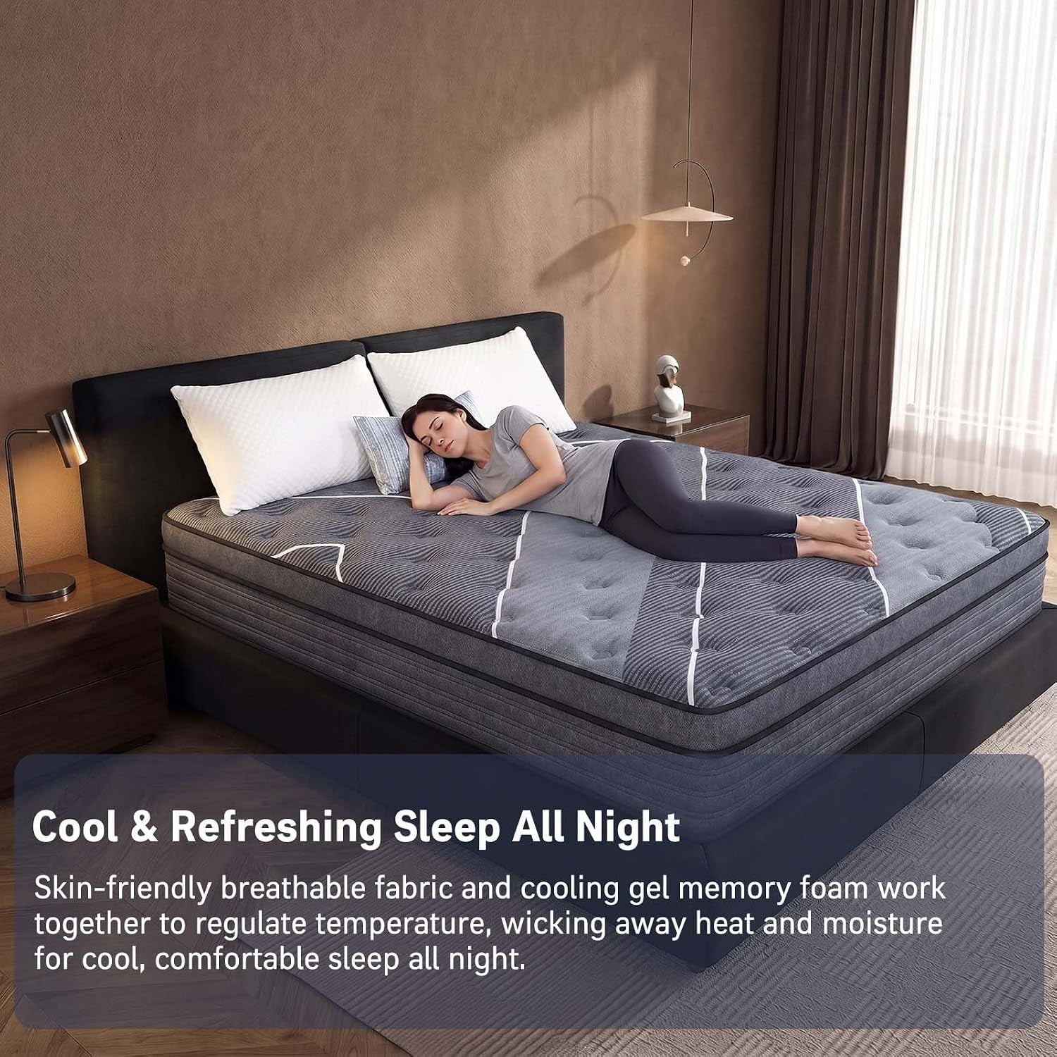 full-mattress-12-inch-luxury-hotel-level-cooling-hybrid-mattress-in-a-box-upgraded-cooling-gel-memory-foam-pocket-springs-relieve-back-waist-pain-extra-back-support-medium-firm-365-night-trial