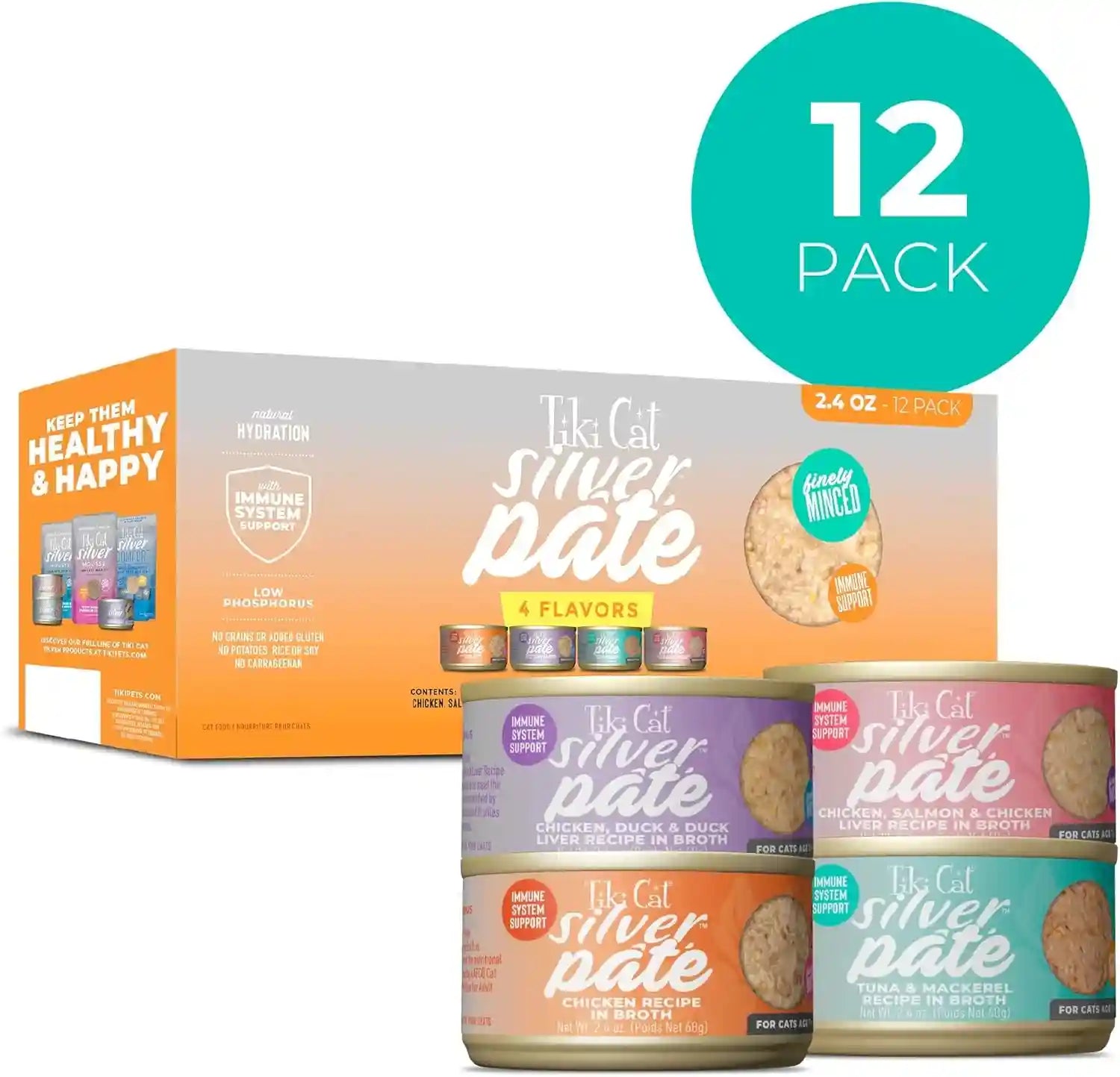 tiki-cat-silver-pate-wet-cat-food-variety-pack-2-4-oz-can-12-count