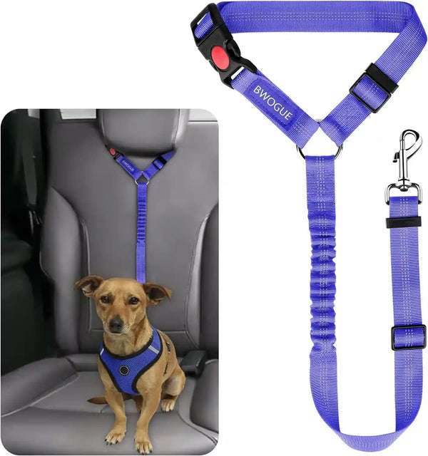 Adjustable Pet Seat Belt Restraint for Dogs and Cats - Vehicle Headrest Safety Harness (1 Pack)15
