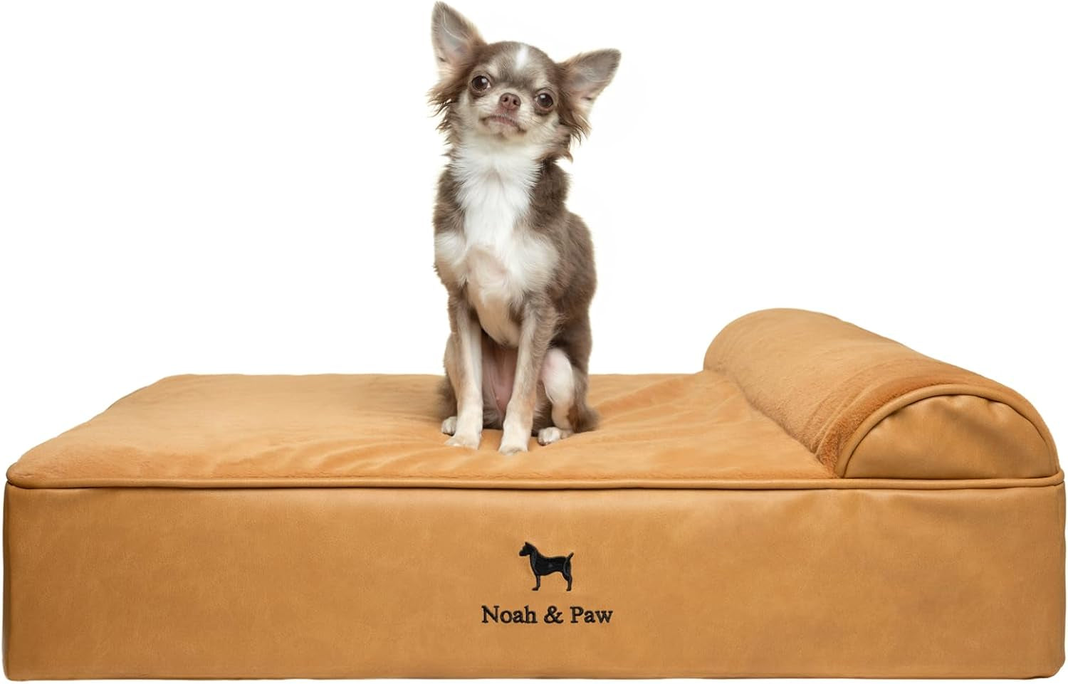 noah-paw-large-dog-bed-35x25x8-7-inch-orthopedic-dog-beds-eggshell-memory-foam-infused-with-cooling-gel-water-resistant-machine-washable-includes-inner-cover-velvet-collection
