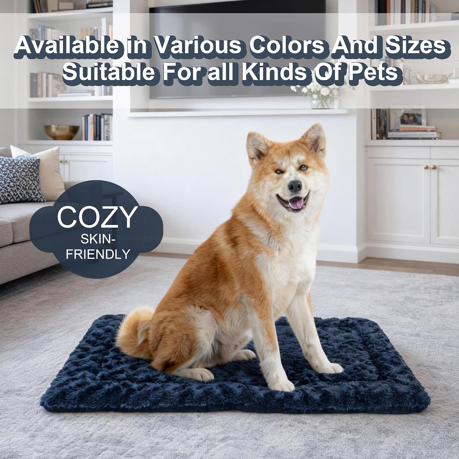 washable-dog-bed-mat-with-anti-slip-bottom-deluxe-plush-memory-foam-crate-pad-waterproof-outdoor-kennel-mat-for-dogs-cats-durable-crates-beds-large-medium-small-puppy-size-36-x-24-blue