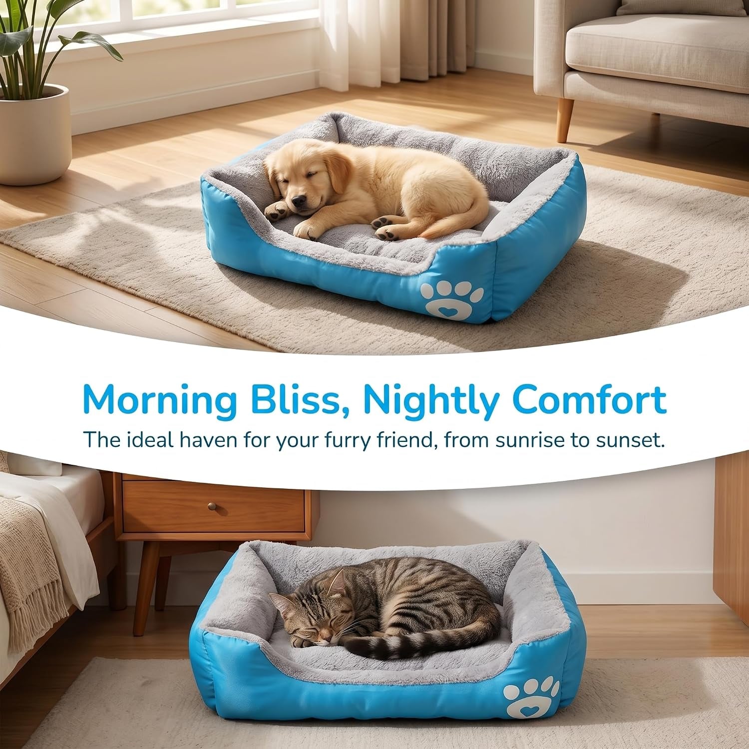 plush-dog-bed-for-small-to-large-dogs-rectangular-polyester-pet-bed-with-paw-print-design-soft-comfortable-indoor-outdoor-use-dog-bed-for-small-indoor-pet-furniture-durable-pet-bed