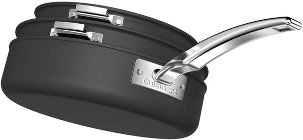 N61-11 Nonstick Hard-Anodized Nesting Cookware Set, 11 Piece, Black5