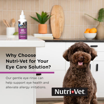 Nutri-Vet Dog Eye Wash, Tear Stain Remover for Dogs, Pet Eye Rinse, 4Oz | Eye Wash for Dogs, Dog Eye Cleaner, Tear Stains, Pet Safe Formula, Gentle Cleansing, Daily Care, Routine Cleaning3