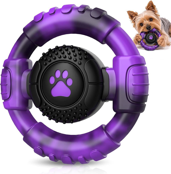 Pamlulu Tough Dog Toys for Aggressive Chewers, Indestructible Dog Toy for Large Dogs, Nylon Chew Toys for Medium Large Breed, Interactive Dog Toys to Keep Them Busy, Dog Birthday12