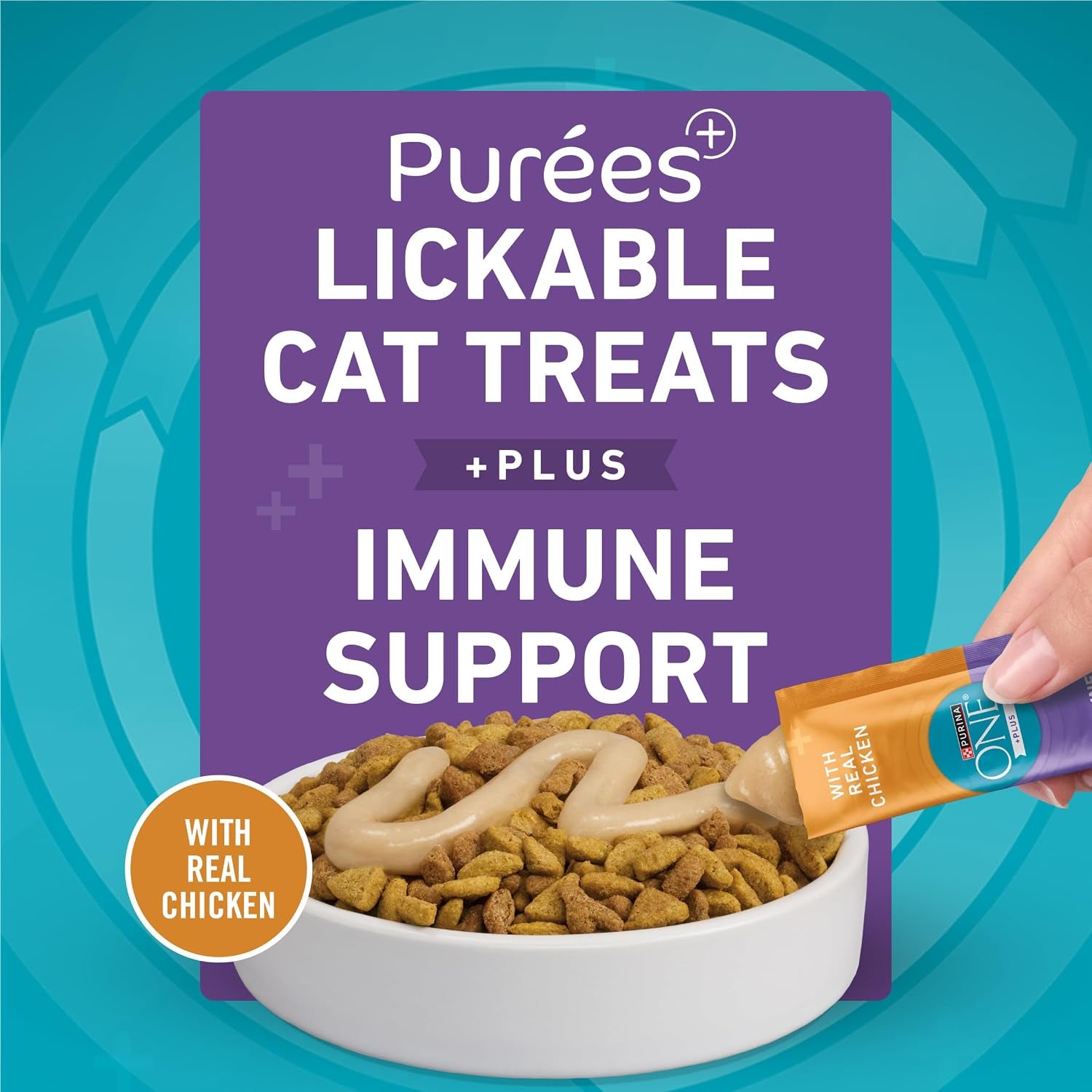purina-one-plus-immune-support-purees-with-real-chicken-lickable-cat-treats-1-4-oz-pack-of-4