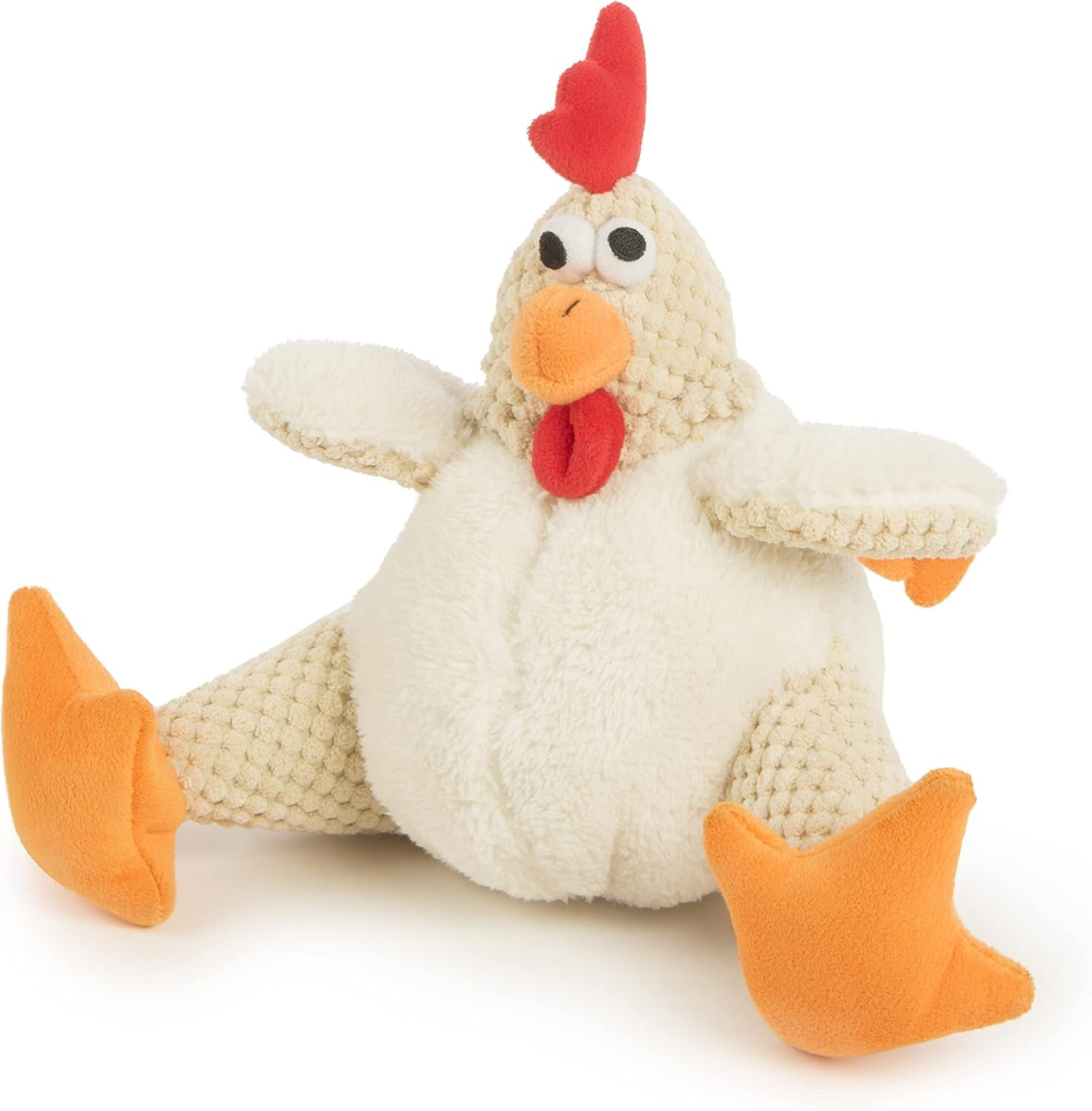 godog-checkers-fat-rooster-squeaky-plush-dog-toy-chew-guard-technology-white-large