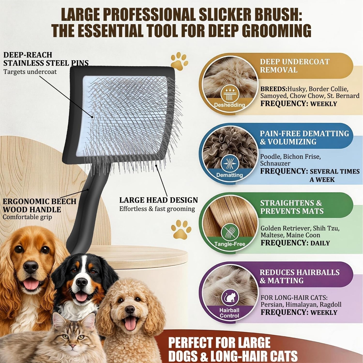 wooden-long-pin-slicker-brush-for-dogs-doodles-poodles-long-hair-grooming-detangling-and-fluffing-for-wavy-and-curly-hair-designed-for-heavy-thick-coats-to-prevent-matting-at-home
