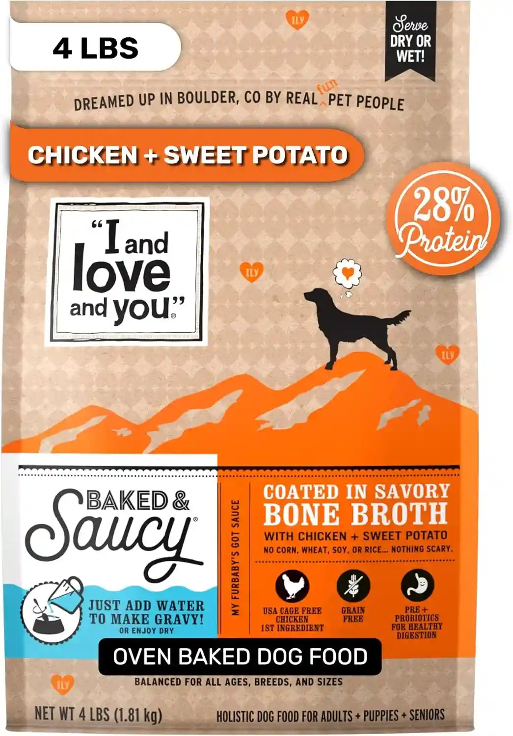 i-and-love-and-you-baked-saucy-dry-dog-food-with-gravy-coating-beef-sweet-potato-recipe-grain-free-prebiotics-probiotics-real-meat-no-fillers-4-pound-bag