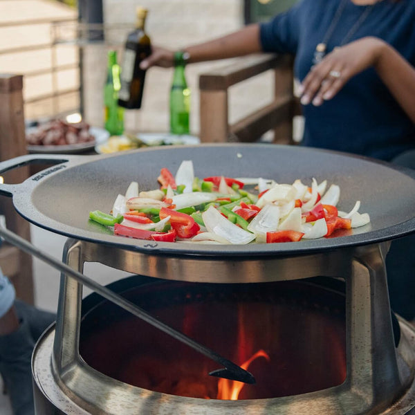 Solo Stove Large Cast Iron Wok Top, Stir Fry Pan, Cooktop for Bonfire and Yukon Fire Pit, Fireplace Accessory, Cooking Surface: 18", Depth: 2.5", Weight: 12.5 Lbs | Cooktop for Bonfire and Yukon Fire Pit, Fireplace Accessory, Cooking Surface: 18", Depth: 2.5", Weight: 12.5 Lbs3