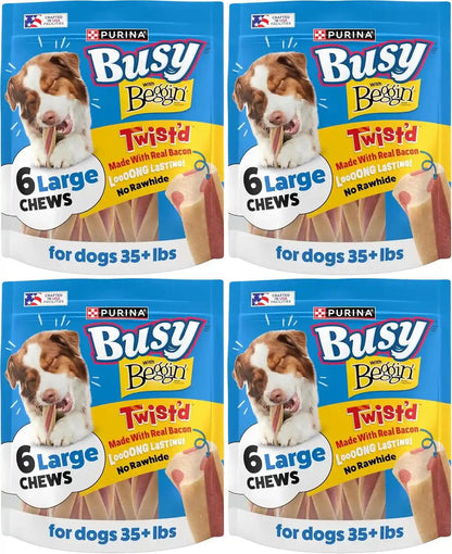 Purina Busy with Beggin' Dog Treats, Twist'D - 10 Count (Pack of 1)17