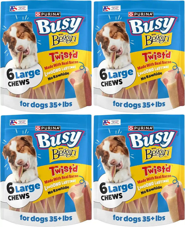 Purina Busy with Beggin' Dog Treats, Twist'D - 10 Count (Pack of 1)17