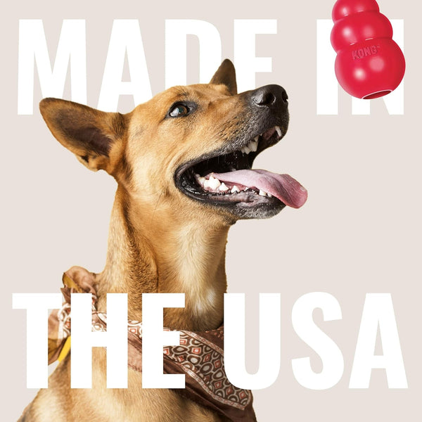 KONG Stuff-A-Ball - Durable Chew Toy for Dogs - Natural Rubber Dog Toy for Dental Health - Pet Toy for Chewing & Teeth Cleaning - Stuffable Toy for Dog Treats & Snacks - for Large Dogs6