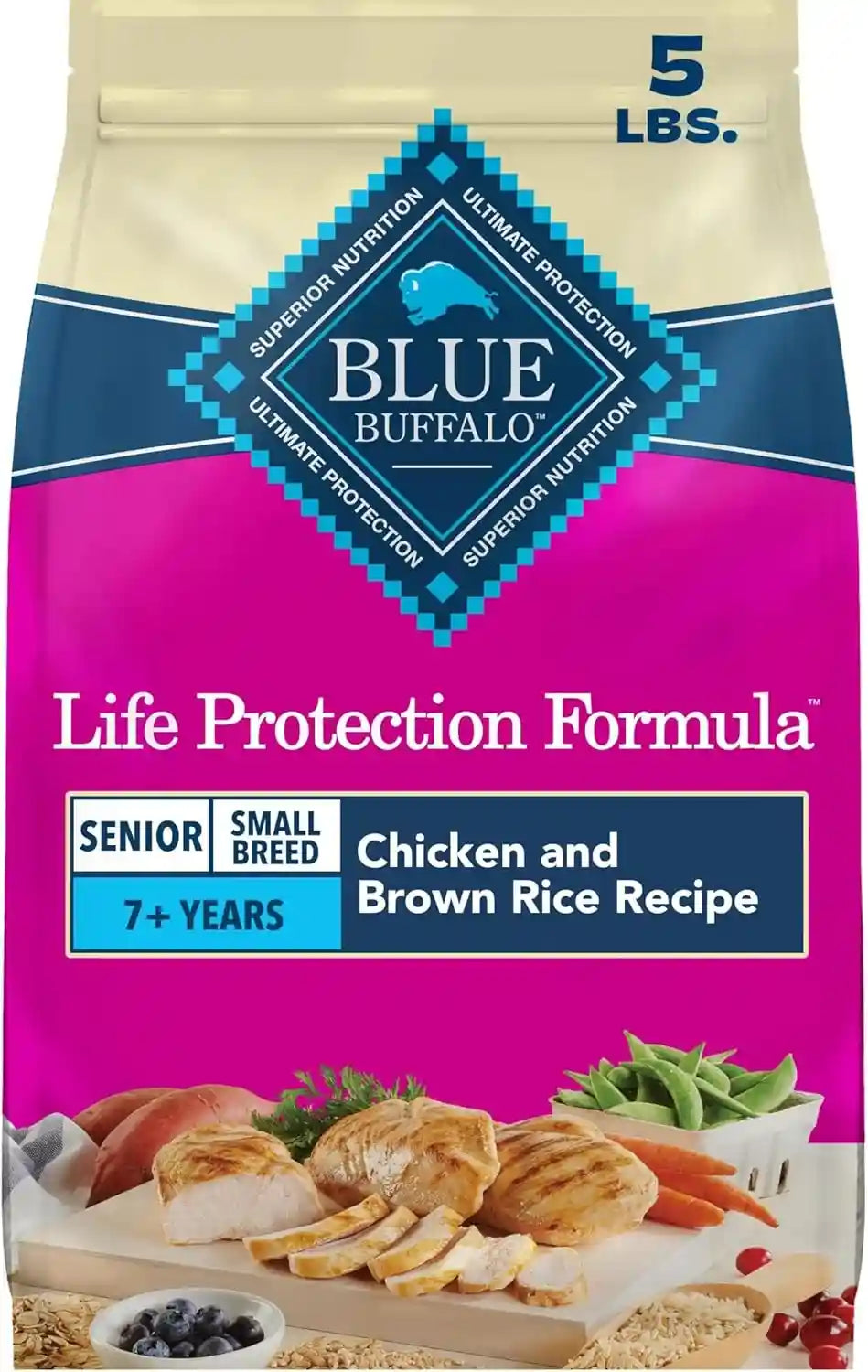 blue-buffalo-life-protection-formula-chicken-small-senior-dog-food-5-lb-real-chicken-1-ingredient-glucosamine-chondroitin-for-joint-health-mobility-antioxidant-rich-lifesource-bits