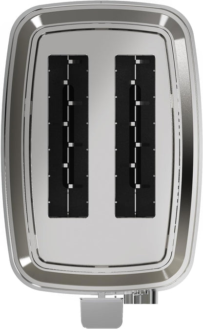 GE 2 Slice Stainless Steel Toaster, Extra Wide Slots for Toasting Bagels, Breads, Waffles & More, 7 Adjustable Shade Settings, Removable Crumb Tray, Countertop Kitchen Essentials, 850 Watts7