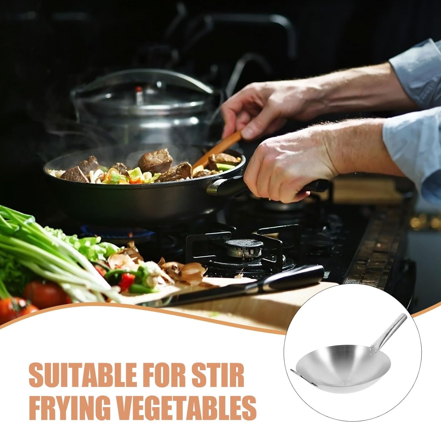 non-stick-wok-stainless-steel-frying-pan-long-handle-big-pan-for-induction