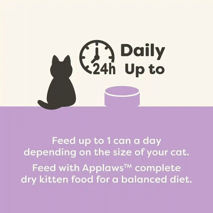 Applaws Kitten Variety in Broth Wet Food, 3-Flavor 16-Pack 2.47 Oz Cans | Tuna, Salmon & Chicken Variety, 100% Natural, High Quality Protein, Limited Ingredient, Complementary Wet Food, Grain Free5