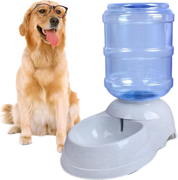 Pet Water Dispenser Station - 3 Gallon/11L Replenish Pet Waterer for Large Dog Cat Animal Automatic Gravity Water Drinking Fountain Bottle Bowl Dish Stand1