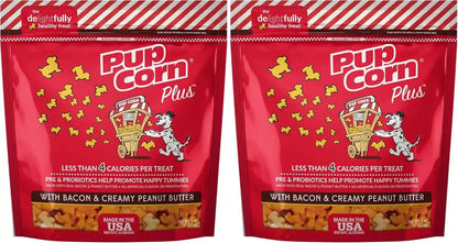 Pup Corn plus - Puffed Dog Treats with Prebiotics and Probiotics - Chicken & Cheddar Cheese (24Oz) - Made in USA18