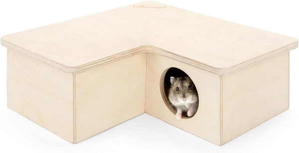 Niteangel Multi-Chamber Hamster House Maze: 2 Entrance 6 Rooms Maze Habitat | No-Disturb Removable Lid - Encourage Pets Hide and Explore Freely Hideout & Tunnel Maze Toys for Hamster Gerbils Mice Lemming7