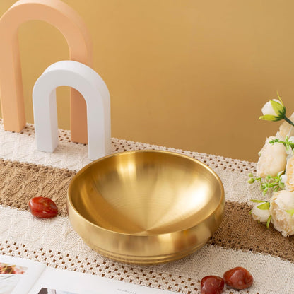 7.4 INCH Decorative Bowl, Key Bowl for Entryway Table, Key Holder Bowl, Decorative Bowls for Home Decor(Gold)3