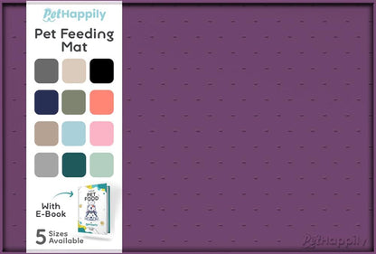 Dog Food Mat - Raised Edges Dogs Mat for Food and Water Prevent Spill, Waterproof Cat Food Mats Protect Floors, Easy Clean Dog Bowl Mats for Food and Water, Silicone Pet Feeding Placemats31