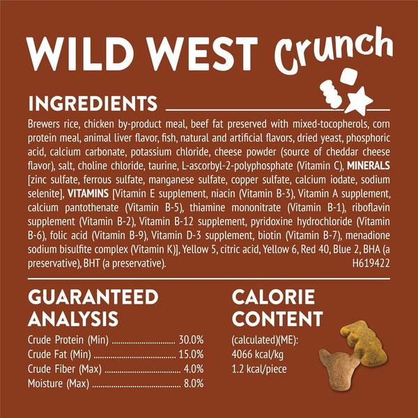Purina Friskies Cat Treats, Party Mix Wild West Crunch - (Pack of 10) 2.1 Oz. Pouches6