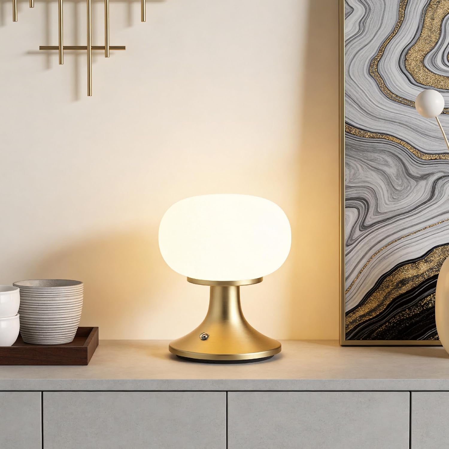 cordless-mushroom-table-lamp-stepless-dimming-2700k-warm-light-gold-aluminum-base-glass-shade-150lm-rechargeable-table-lamp-for-bedroom-living-room-dining-table
